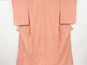 リサイクル　花唐草模様小紋着物